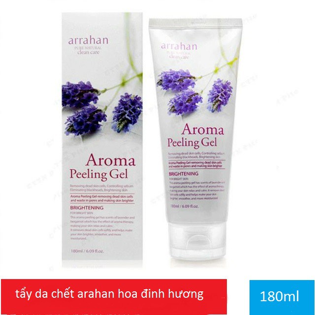 Gel Tẩy Da Chết Hoa Quả Làm Trắng Da Arrahan Whitening Peeling Gel 180ml - Da Mềm Mịn, Trắng Sáng