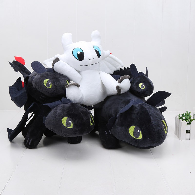 Thú nhồi bông vải mịn hình rồng 40cm 33cm 22cm