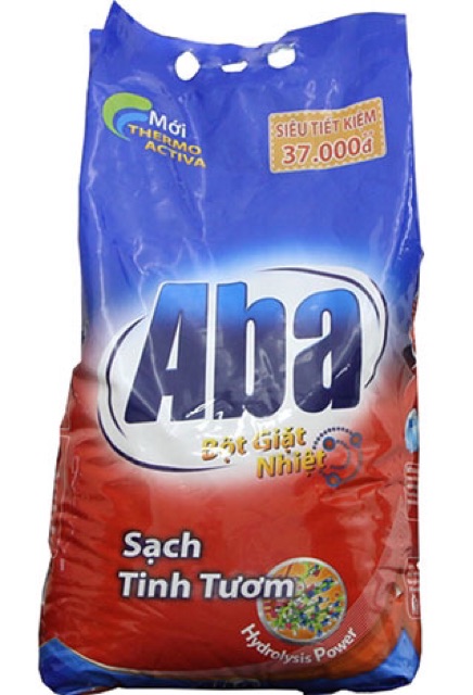 Bột giặt aba 4,5kg tặng quạt đứng or bộ lau nhà đa năng