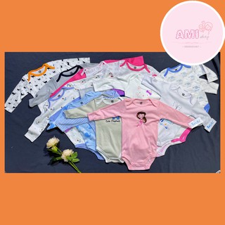 Bộ body chip dài tay Beliti mịn thoáng cho bé từ 0-12 tháng