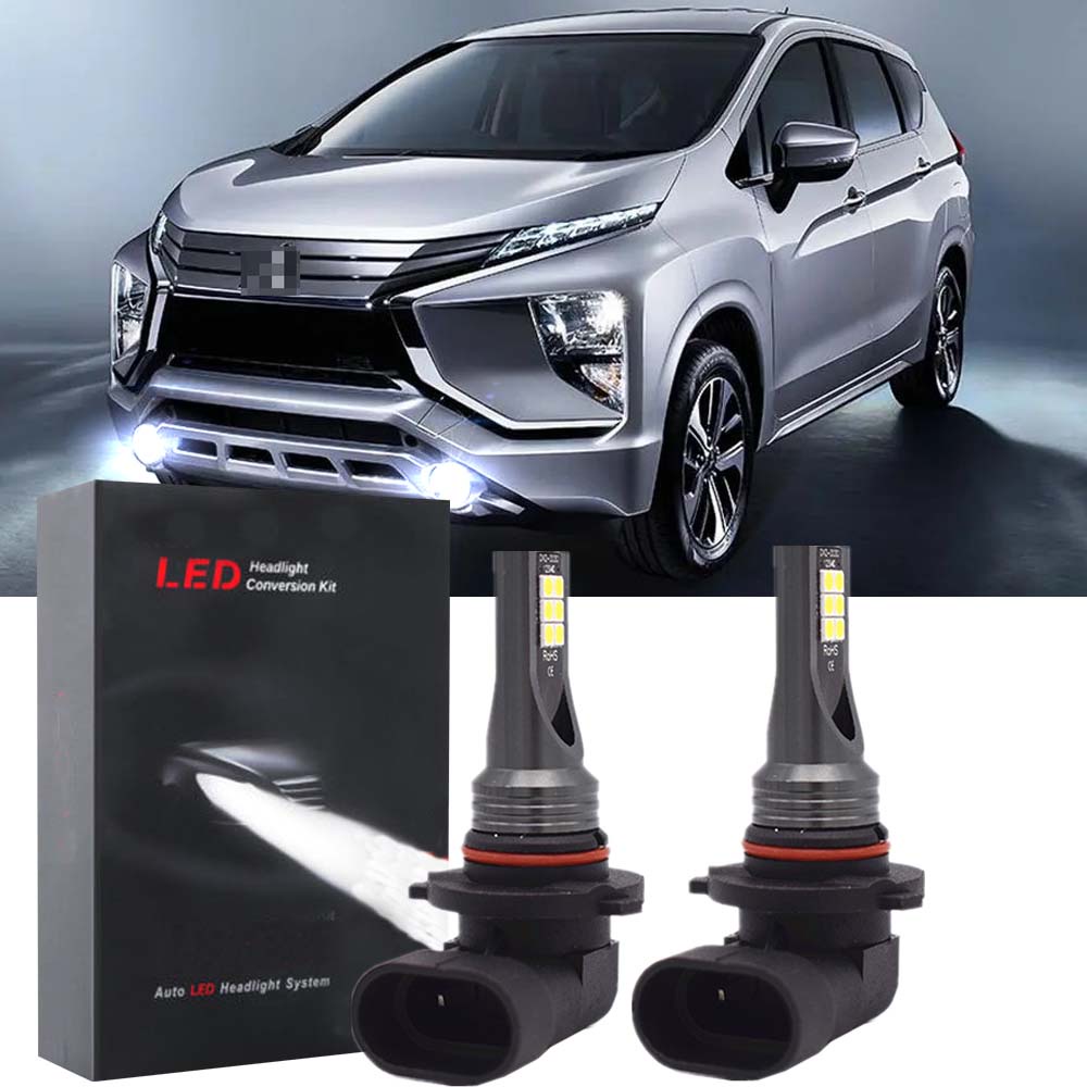 Bộ 2 Đèn led Sương Mù Ánh Sáng Trắng 6000k 80w Cho mitsubishi xpander 2017 2018 2019