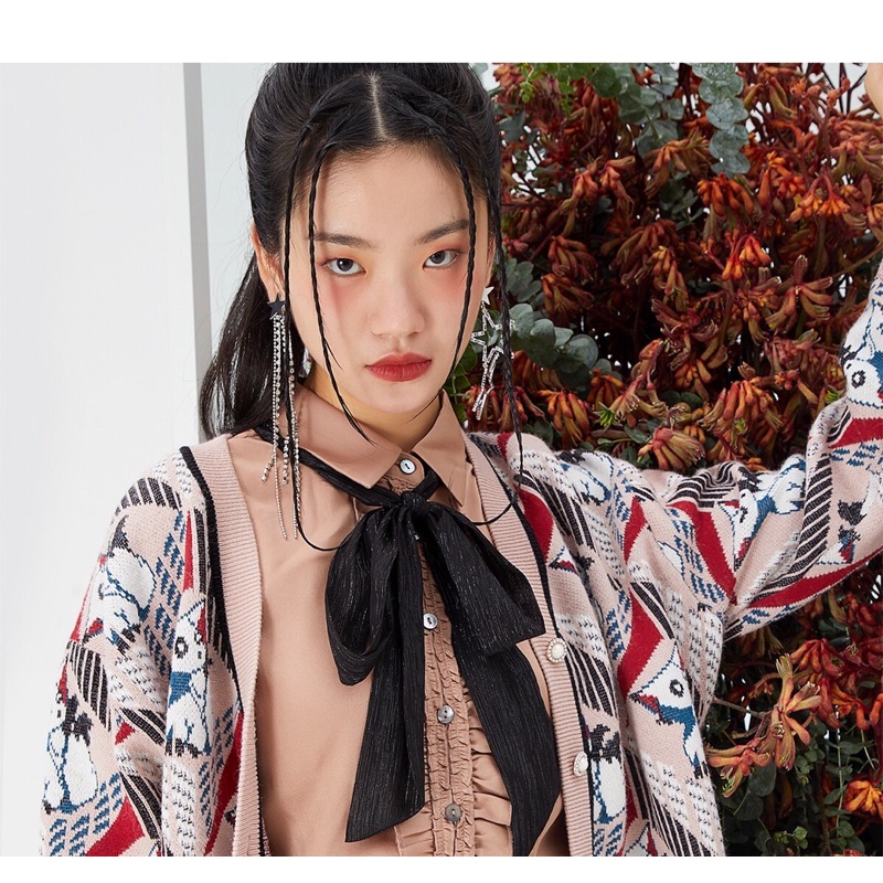 Áo len hoạ tiết Jessyline