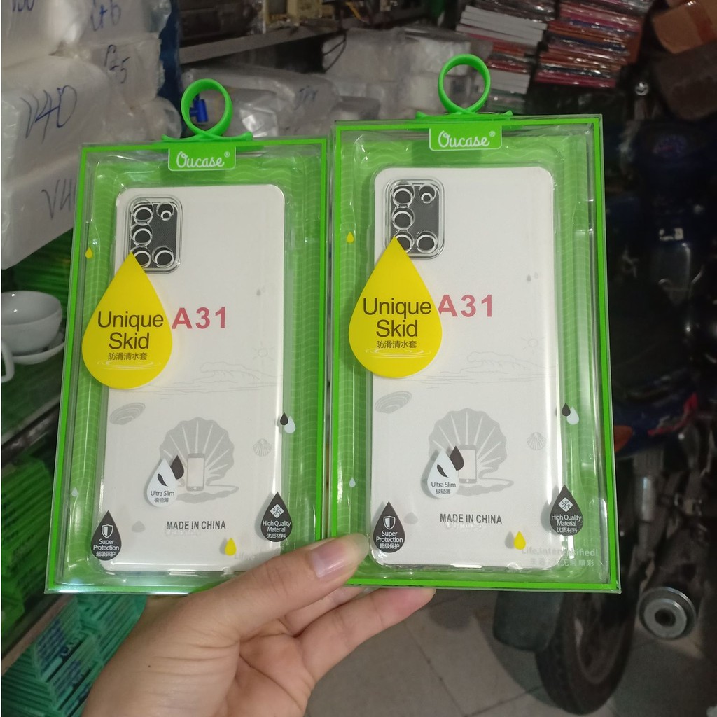Ốp lưng dẻo Ou Case cho Galaxy A31 silicon trong suốt