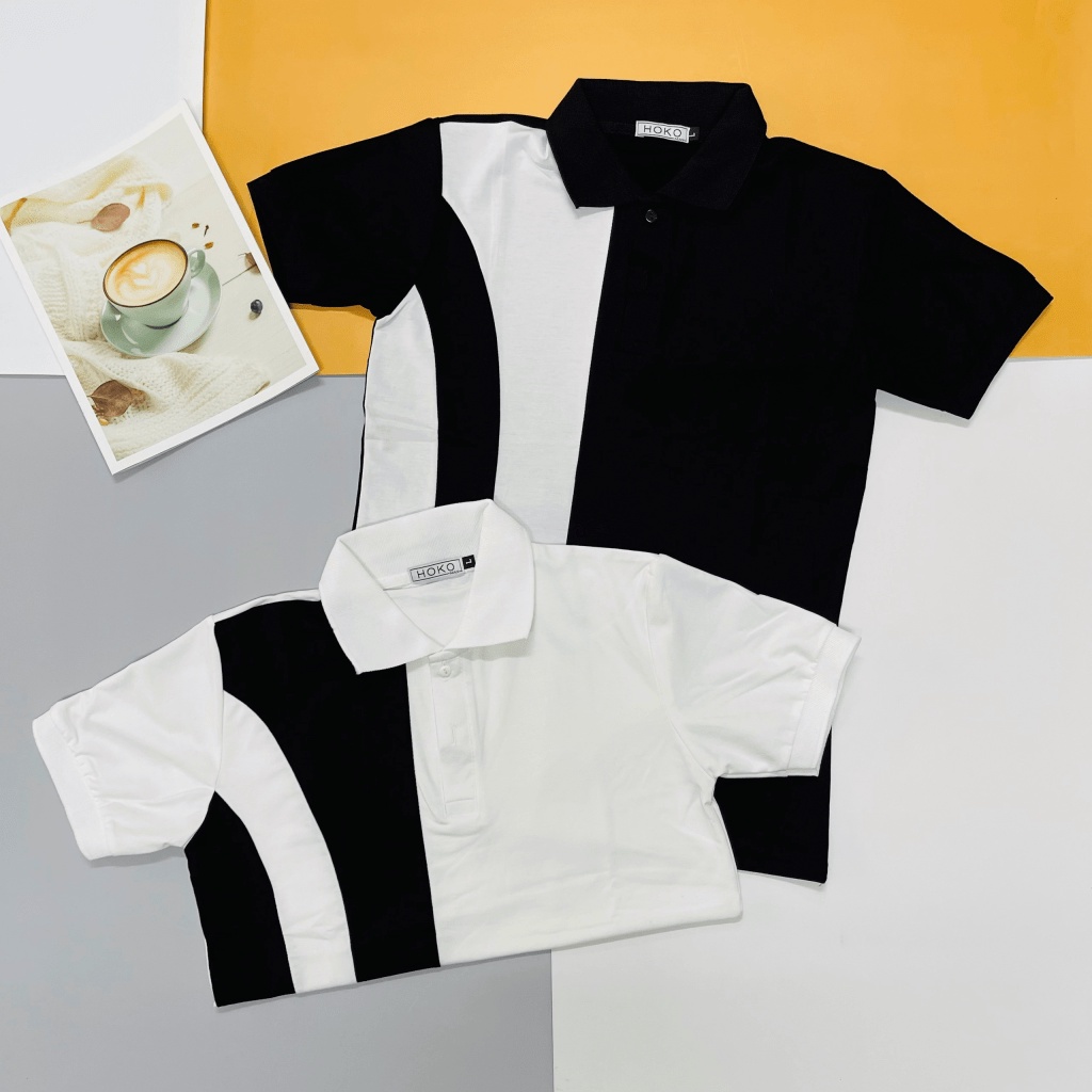 ÁO THUN NAM PHỐI HỌA TIÊT CHÉO ĐEN PHONG CÁCH SOÁI CA HÀN QUỐC THỜI TRANG VALENTINA