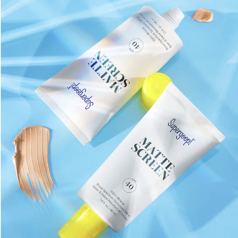 Supergoop - Kem Chống Nắng Supergoop! 100% Mineral Smooth and Poreless Mattescreen Sunscreen 45ml