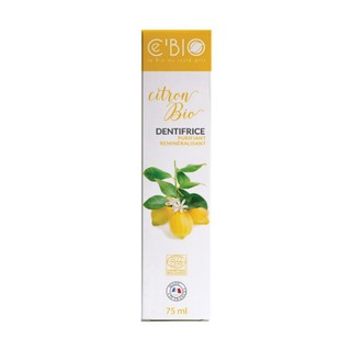 Kem đánh răng hữu cơ Gravier Cé Bio hương chanh (trắng răng) 75ml