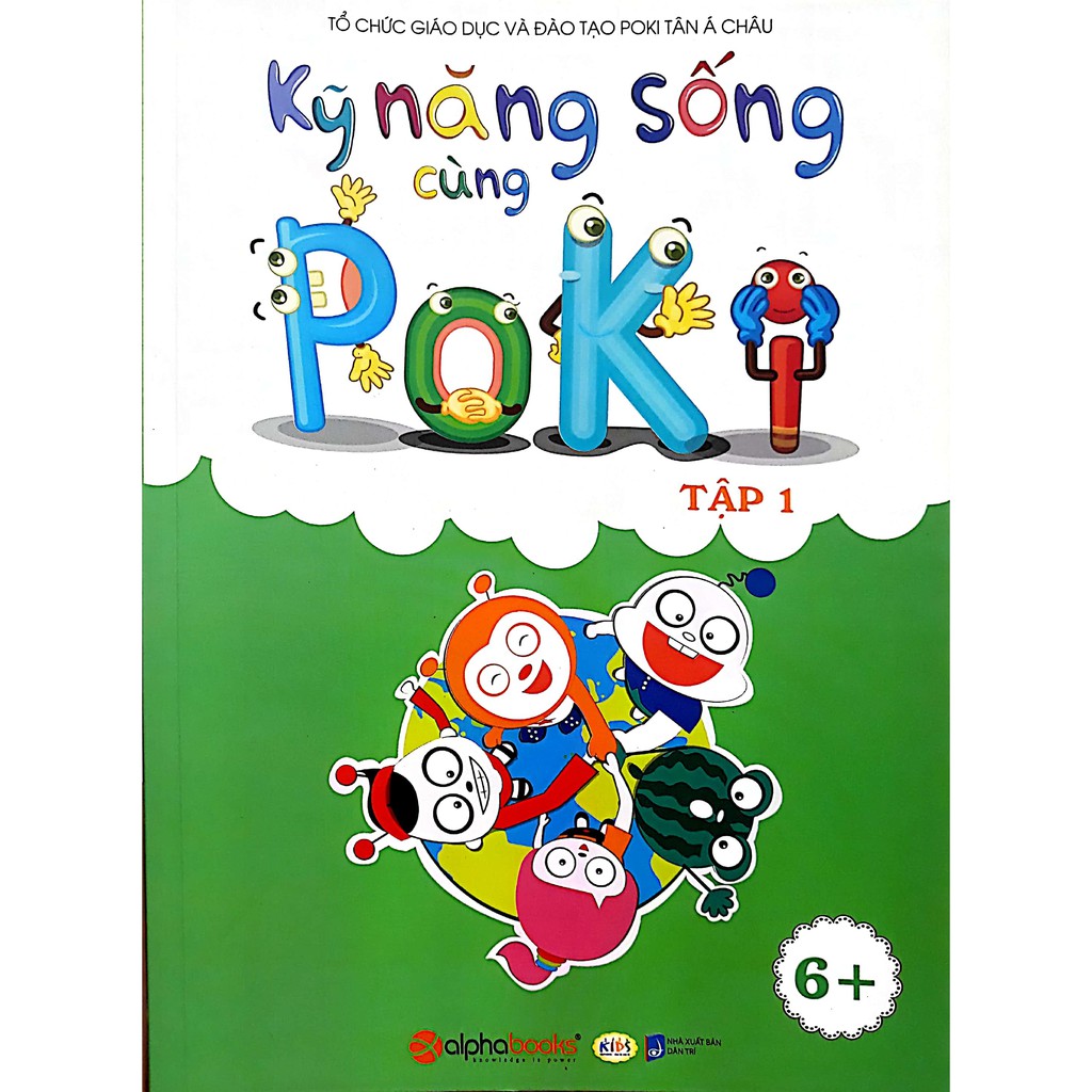 Sách - Kỹ năng sống cùng Poki 6+ (tập 1)