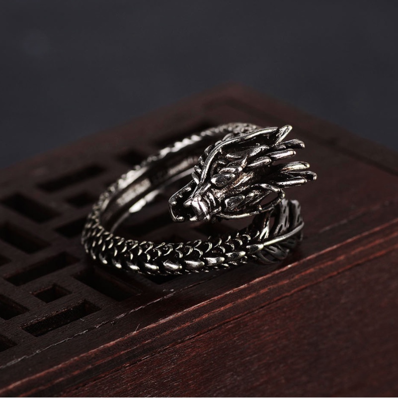 Nhẫn Nam Hình Rồng Có Thể Điều Chỉnh Kích Cỡ