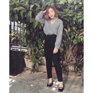 Quần Baggy vải