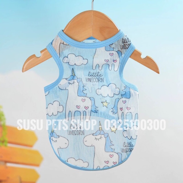 Áo balo lưới mát cho chó mèo