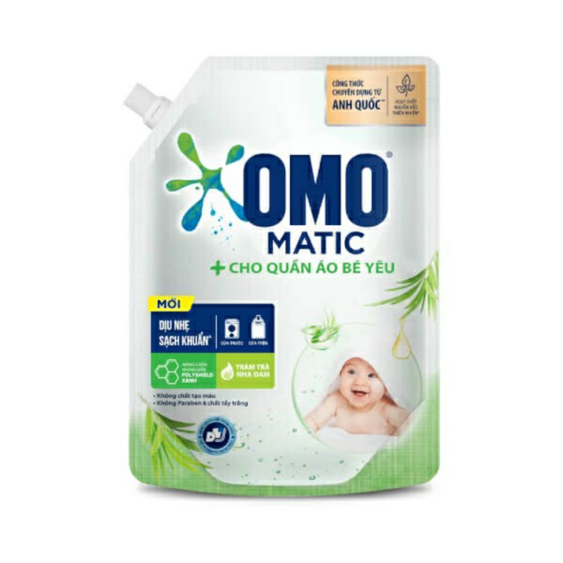 Nước Giặt Dịu Nhẹ OMO Hoa Oải Hương Và Sữa GạoTúi 2,3KG