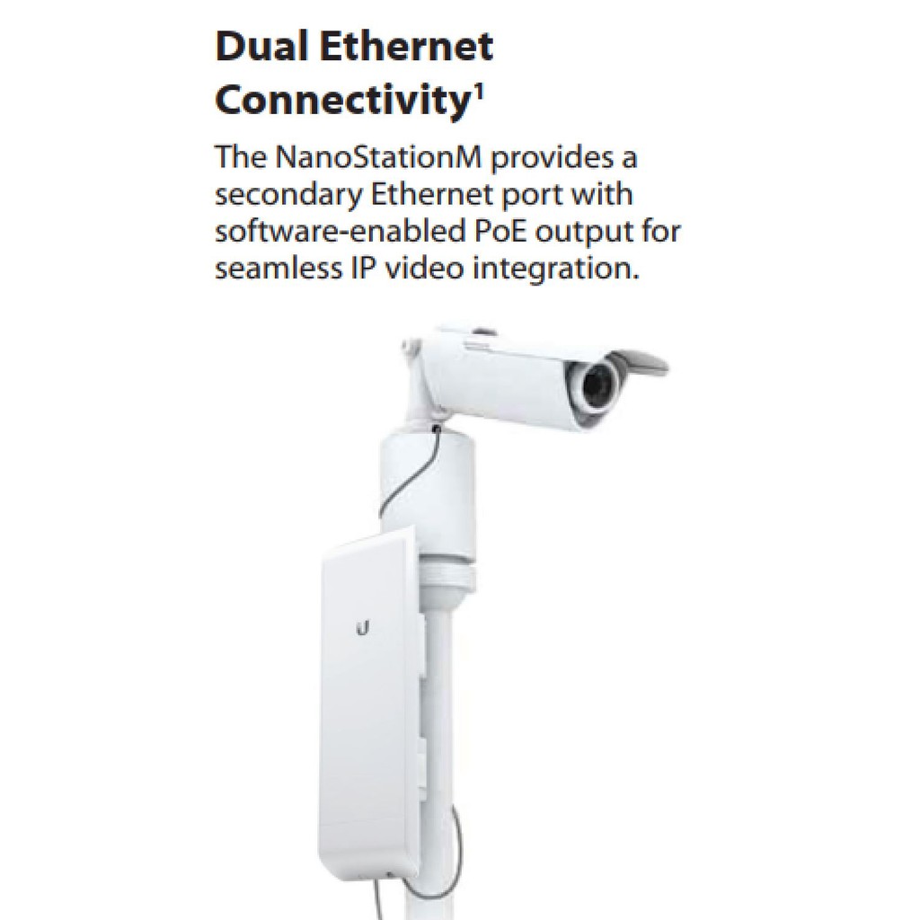 [Chính Hãng Ubiquiti] Thiết bị thu phát Point to Point Airmax NanoStation M2 - phủ sóng 20.000m2 - Subtel.vn | BigBuy360 - bigbuy360.vn