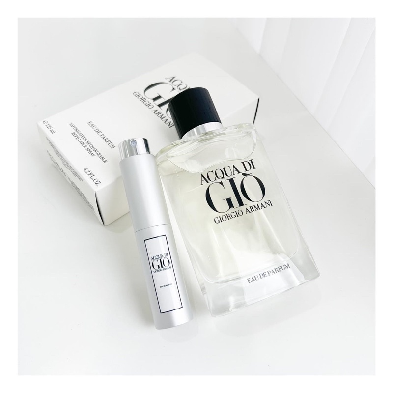 Gio Trắng Các Bản- Mẫu Thử Nước Hoa - Mát Mẻ - Nam Tính - Lịch Sự