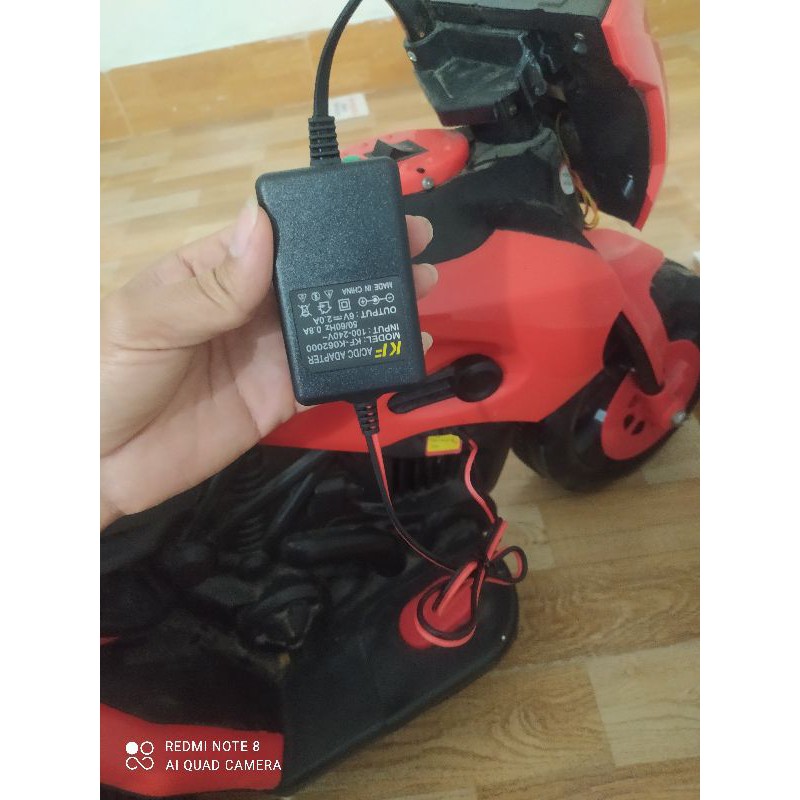 Sạc 6v xe điện trẻ em tự ngắt khi đầy