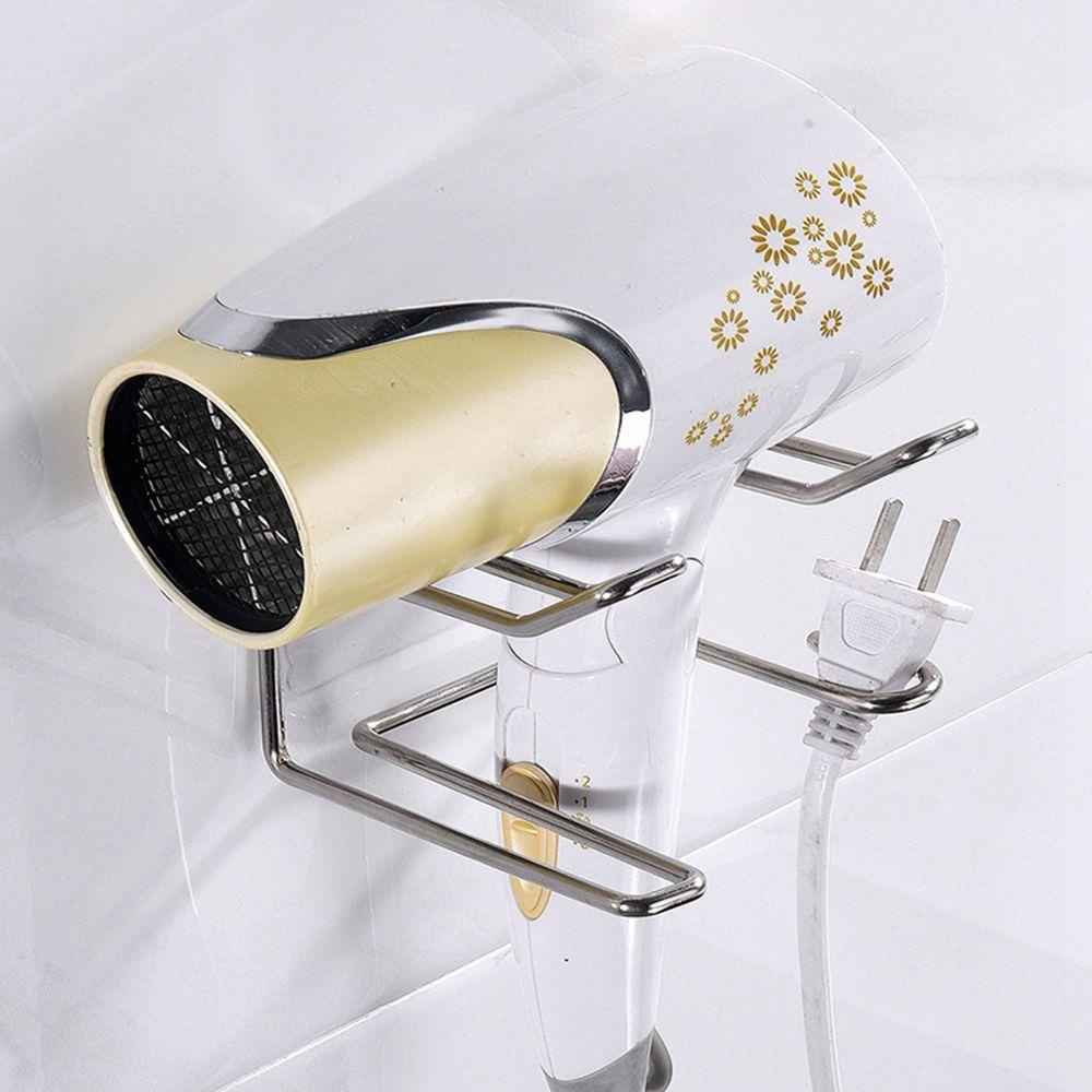 Giá Đỡ Máy Sấy Tóc Gắn Tường Bằng Thép Không Gỉ Tiện Lợi