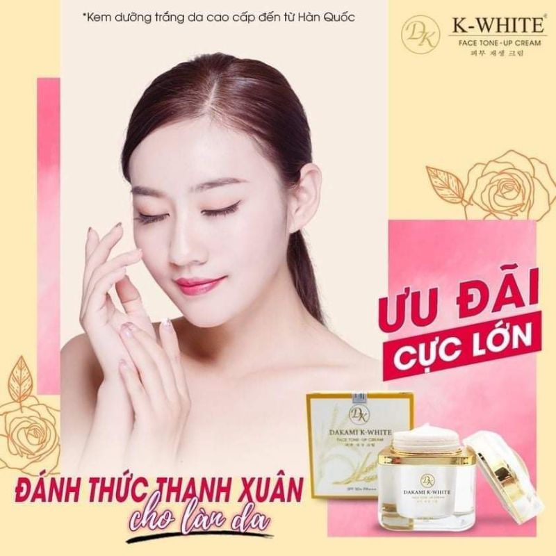 Kem Ngày Dakami K-White Chính Hãng Mua 2 Tặng 1
