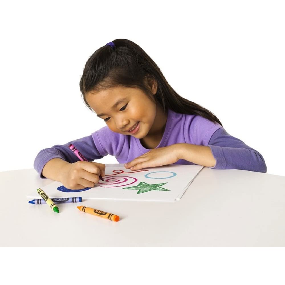 HỘP 24 BÚT MÀU SÁP CRAYOLA ULTRA-CLEAN WASHABLE CRAYONS (RỬA ĐƯỢC)