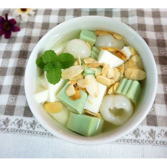 Set Chè Khúc bạch Trà xanh Long nhãn - 9 món