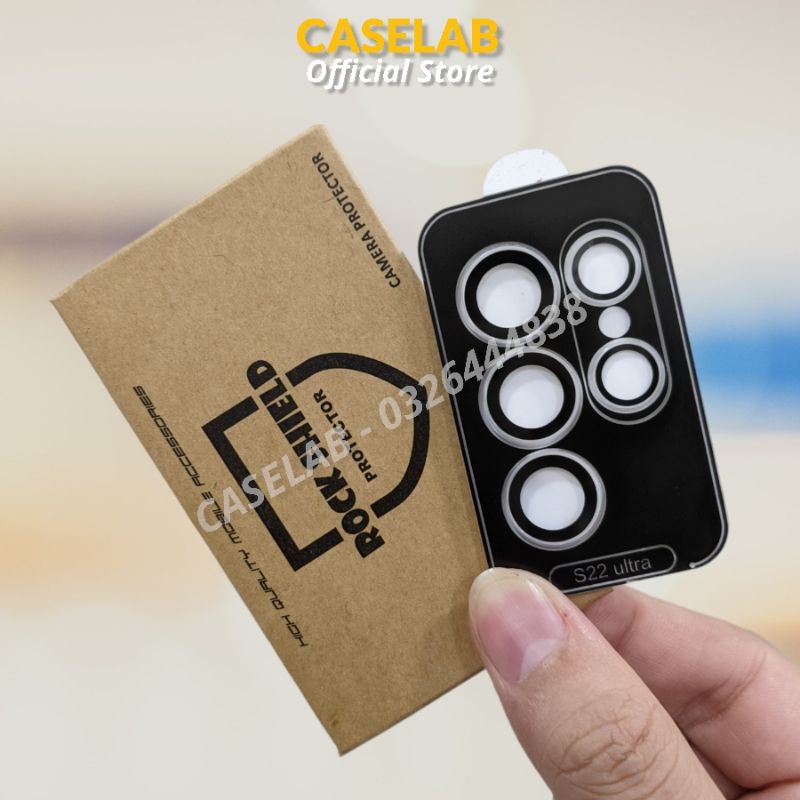 Bộ 5 lens bảo vệ camera ROCK-SHIELD cho Samsung S22 Ultra