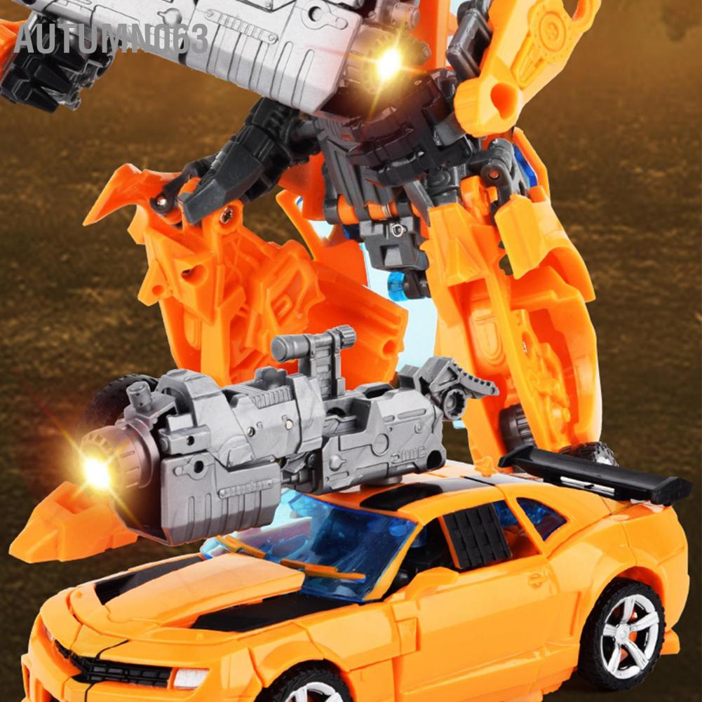 Transform Car Robot Trẻ em Vui nhộn Linh hoạt Đồ chơi Biến hình Quà tặng sinh nhật cho bữa tiệc Autumn063