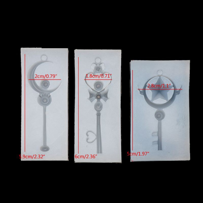 Set 3 Khuôn Silicon Làm Đồ Trang Sức Thủ Công Đa Năng Tiện Dụng
