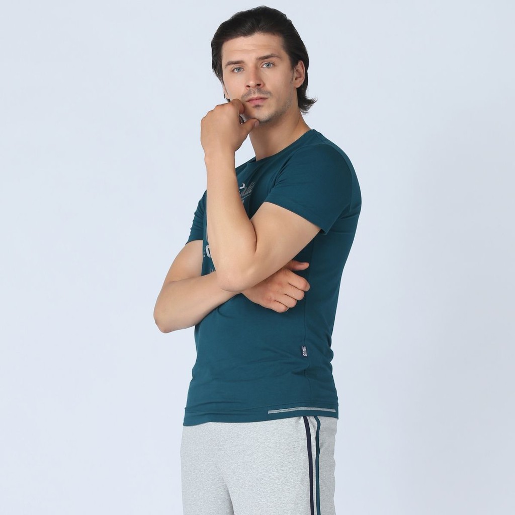 Áo Phông Nam Jockey Thun Cotton Bambo Ngắn Tay In Chữ USA Mềm Mại Cao Cấp - JUMT0422 | BigBuy360 - bigbuy360.vn