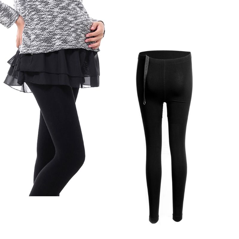 Quần Legging Cotton Dày Giữ Ấm Thoải Mái Có Thể Điều Chỉnh Cho Mẹ Bầu