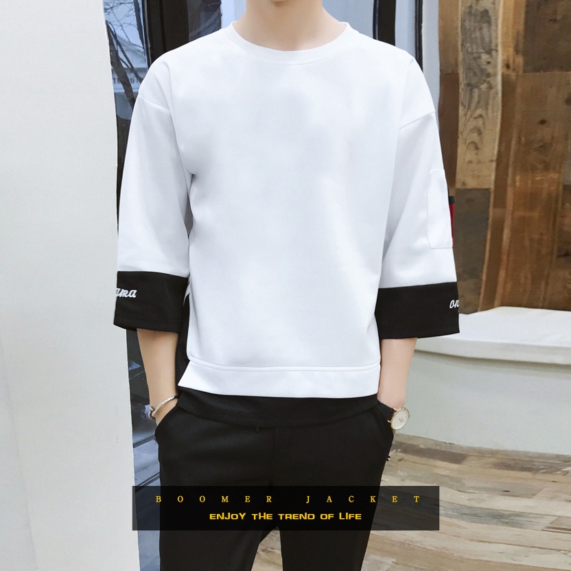 Bộ Quần Áo Thun Nam Nữ Unisex Mùa Hè Cổ Tròn Tay Lỡ Phối Dây In Chữ OFF WHITE Thời Trang Zenkonu QA NAM 1000024V1