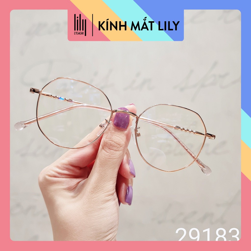 Gọng kính cận thời trang nữ cao cấp Lilyeyewear 29183