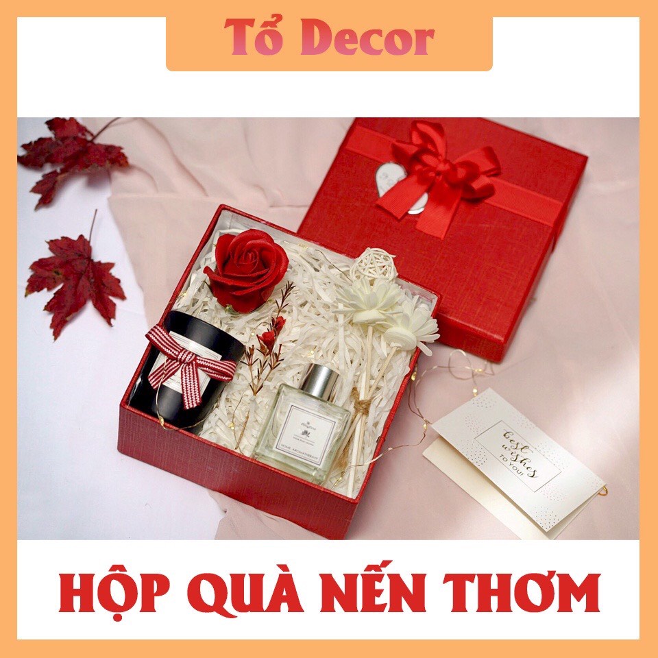 Quà 20 10, quà tặng mẹ, quà tặng bạn gái, set quà tặng ý nghĩa, nến thơm tinh dầu