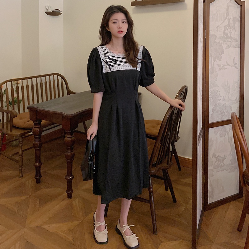 Đầm Dài Dáng Rộng Thiết Kế Mới Thời Trang Theo Phong Cách Hàn Quốc Cho Nữ