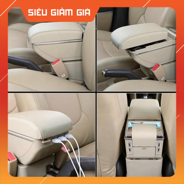 Hộp tỳ tay xe SUZUKI - ERTIGA cao cấp tích hợp 7 cổng sạc USB - Bảo hành 12 tháng Hàng Cao Cấp