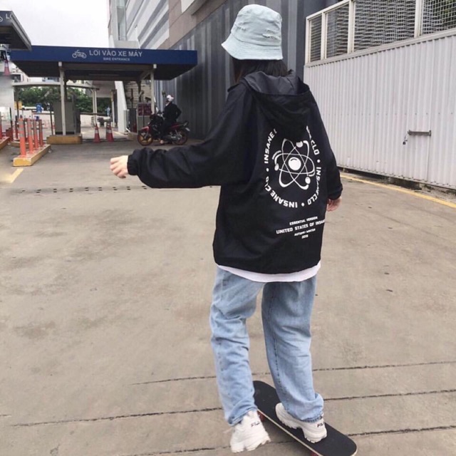 [Mã FAMAYWA giảm 10K đơn 50K] Áo khoác dù unisex form rộng Hệ Mặt Trời nam nữ phong cách ulzzang Wind