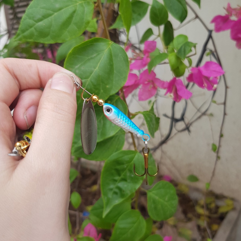 Mồi Câu Cá Lóc _ Mồi Câu Lure Spinner Chuyên Đồ Câu Lure Dài 5,5cm nặng 9gam _ mồi câu cá lóc_ Lure _16