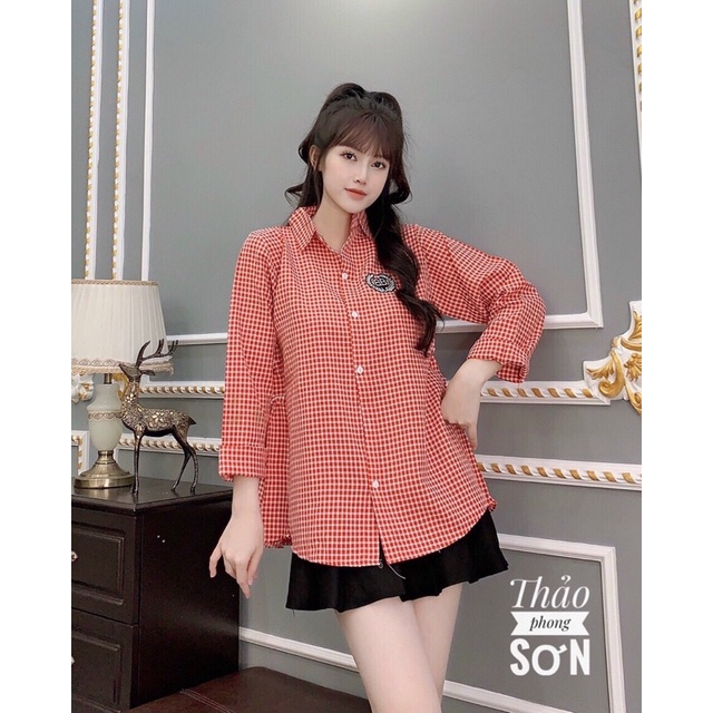 Áo bà bầu dài tay thu đông công sở sơmi cài cúc giữa thiết kế cao cấp đẹp giá rẻ ABsomi