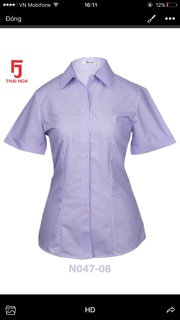 Áo sơmi công sở Thái Hoà