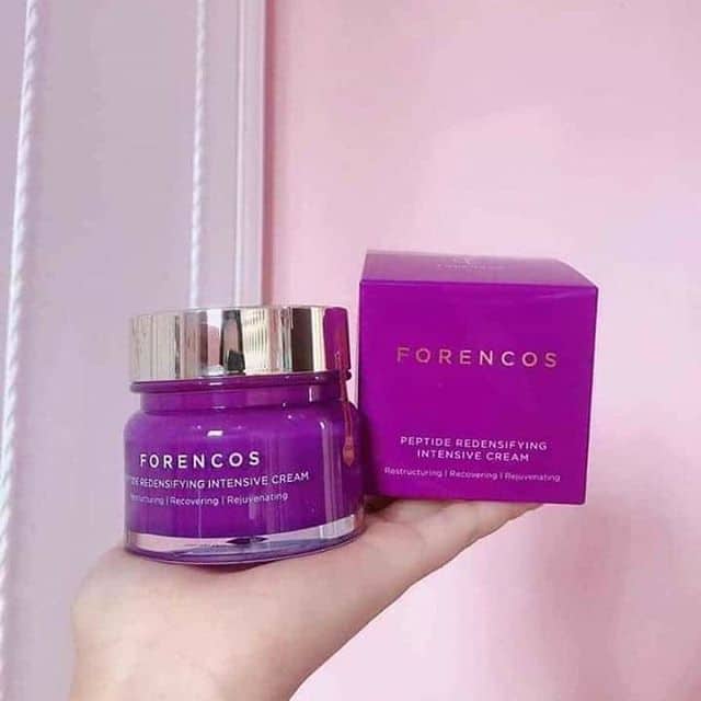 Kem dưỡng trắng da ban đêm Forencos peptide redensifying intensive cream