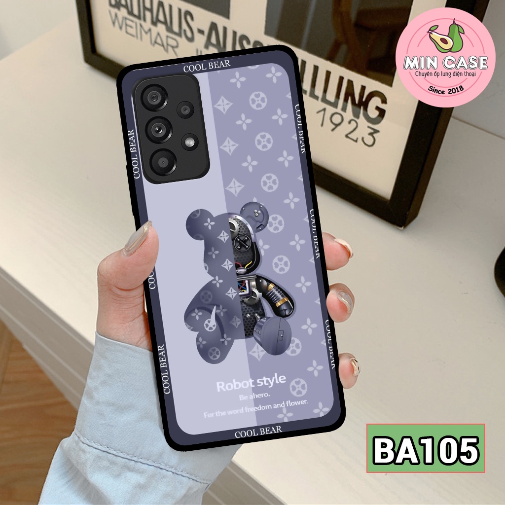 Ốp lưng Samsung A33 5G - A53 5G - A23 4G - A73 5G - A13 4G hình Bear brick cá tính RẺ - BỀN - ĐẸP