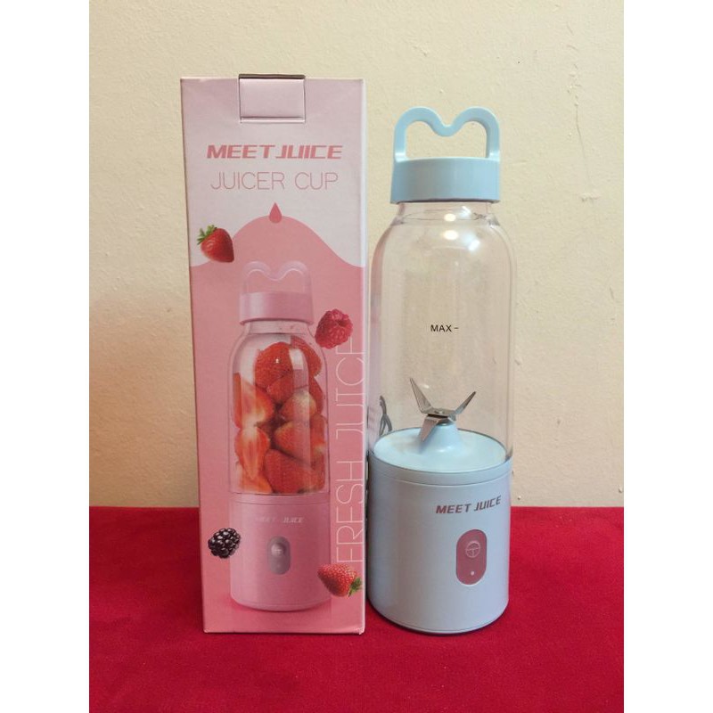 Máy say sinh tố cầm tay, máy say mini Meet Juice tặng kèm cốc nhỏ gọn, xay cực nhanh chỉ 5 phút