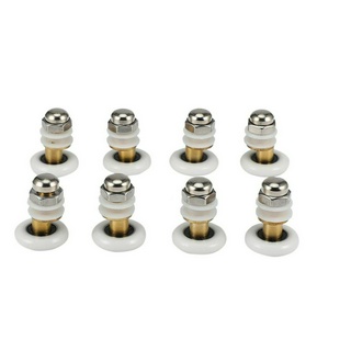 Bộ 8 Bánh Xe Trượt Cho Nhà Tắm Đường Kính 25mm