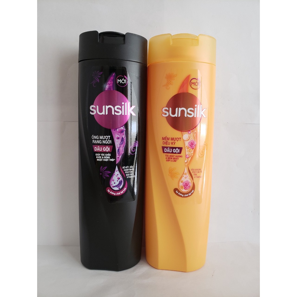 Dầu gội Sunsilk đen / vàng chai 320g