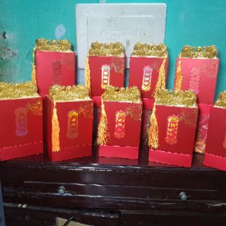 Hộp đựng chè (Ấn rồng đỏ) siêu vip