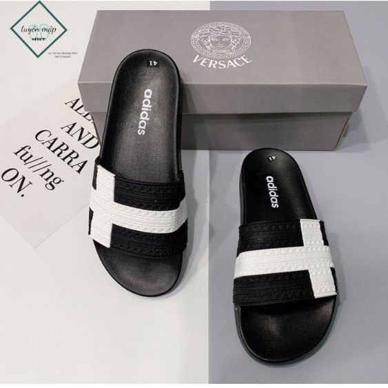 ⚡ HOT - HOT ⚡ Dép Thời Trang Quai Ngang  Unisex  dép Lá Thời Trang Đế Cao Su chữ thập màu thời trang mới 2022