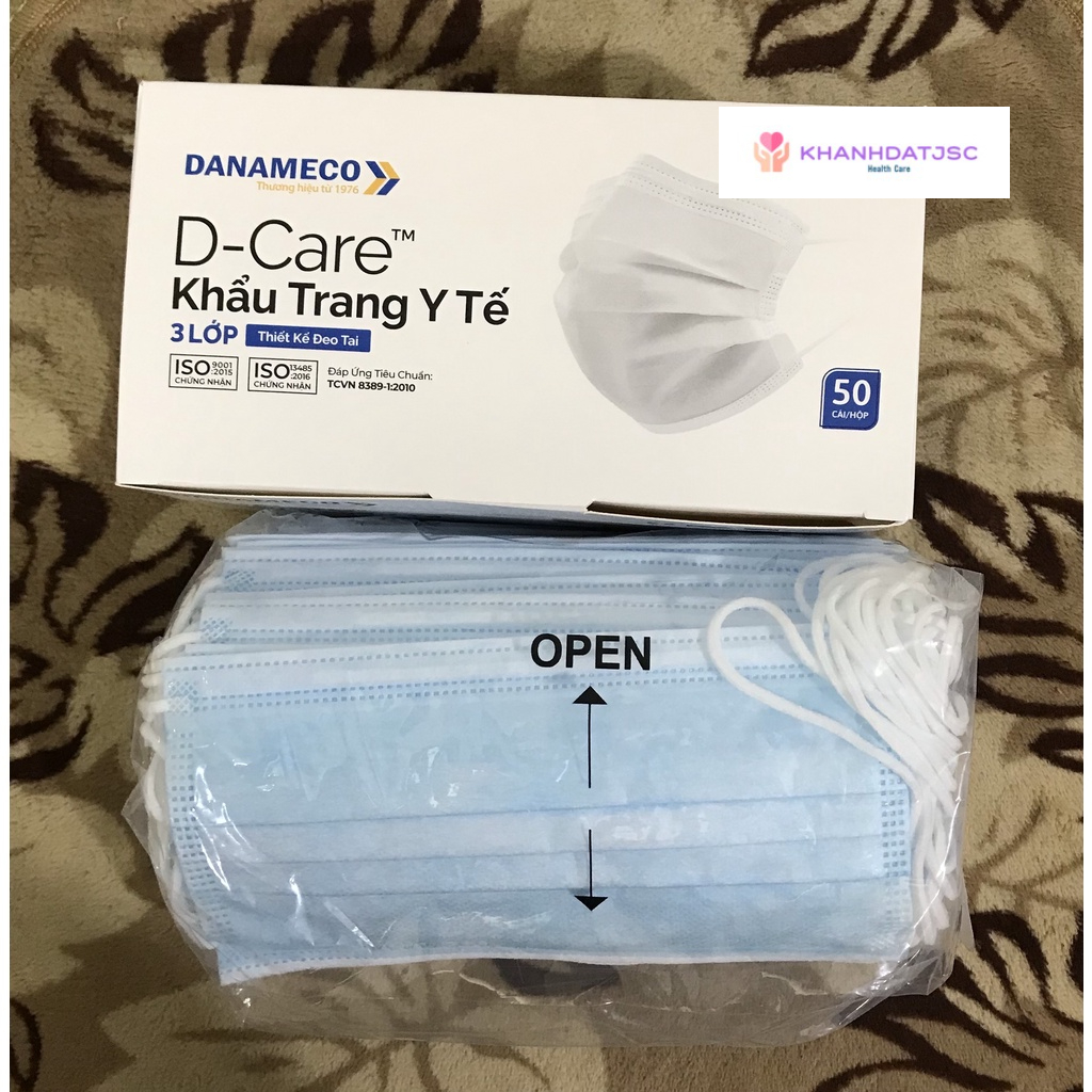 Khẩu trang y tế 3 lớp Danameco D-Care
