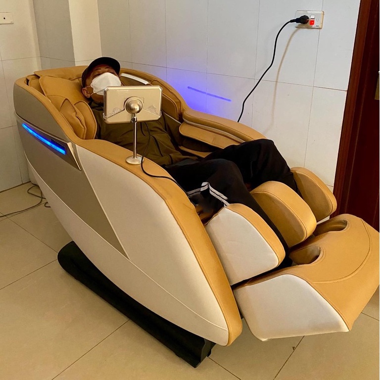 Ghế massage toàn thân cao cấp đa chức năng HP24 Chính Hãng, Ghế mát xa trị liệu giảm đau công nghệ túi khí