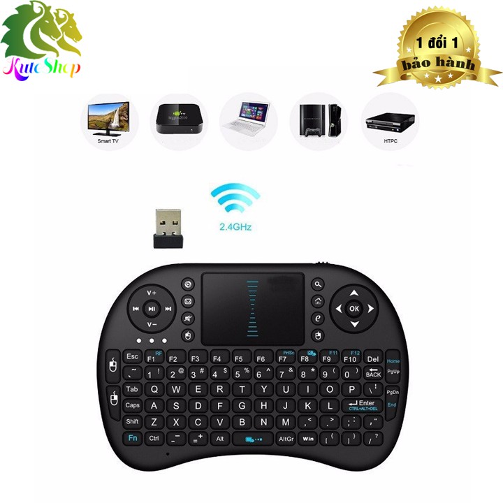 Bàn phím mini cầm tay có pim dành cho Smart Tivi, TV Box, Laptop