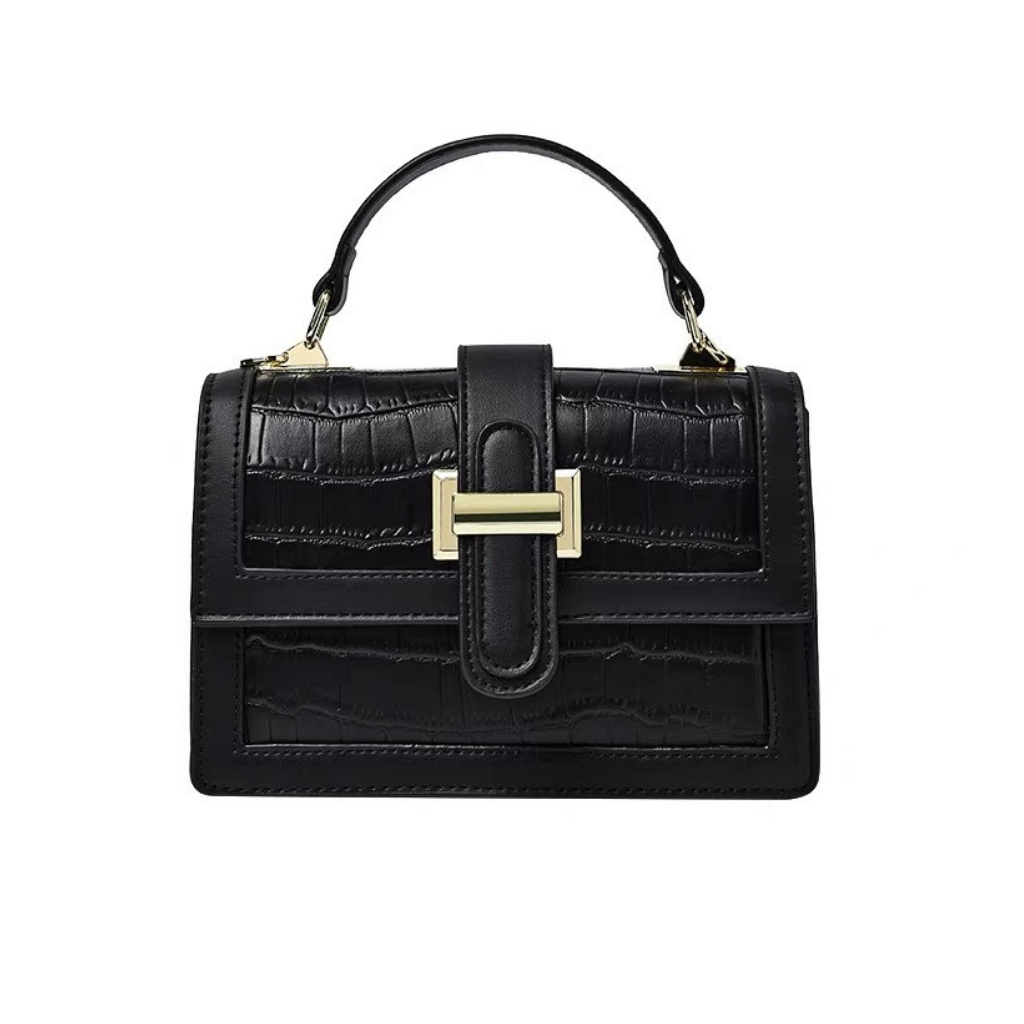 Túi xách nữ, túi xách công sở đeo chéo nữ da sần khoá vàng tiện lợi và thời trang - TXN005