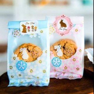 Túi bánh dứa,cookie thỏ 100 chiếc