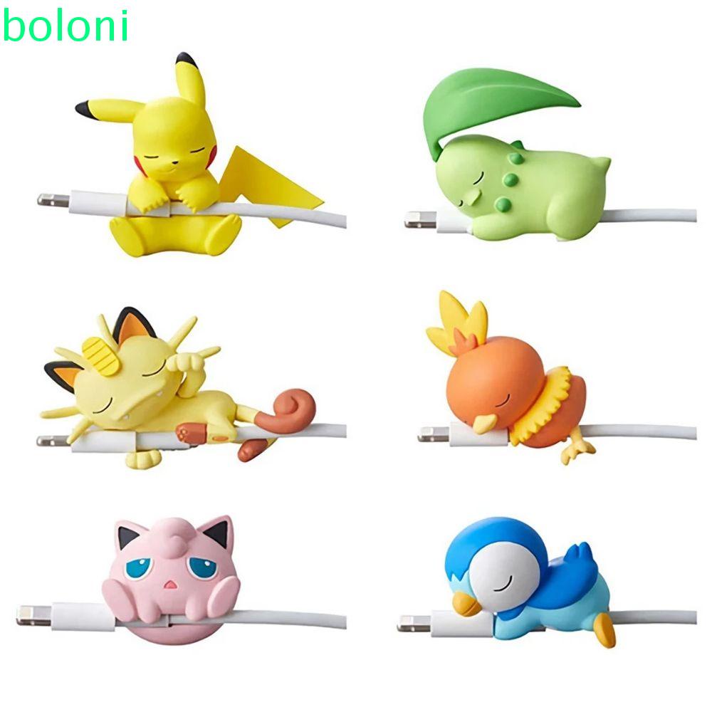 Phụ kiện bảo vệ dây cáp dữ liệu USB/tai nghe điện thoại hình Pikachu Pokemon dễ thương xinh xắn