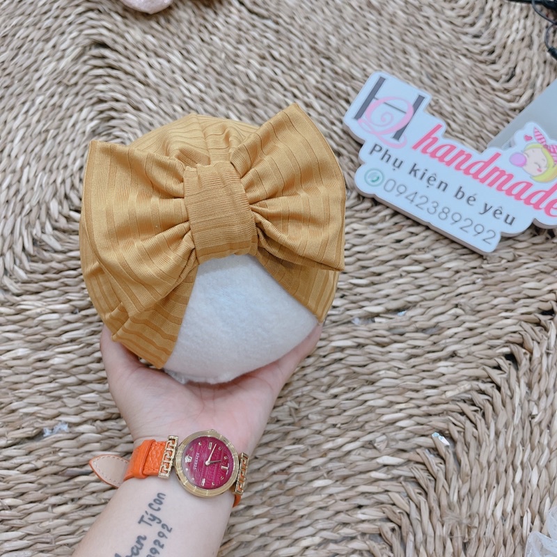 Mũ vải thun lạnh cho bé - mũ turban cute